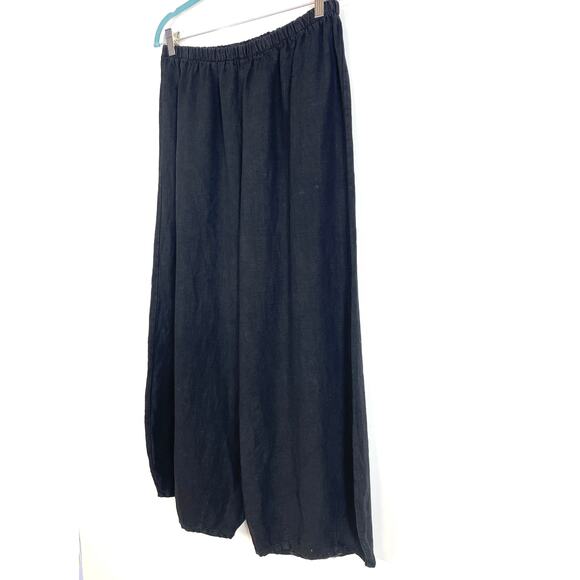 Bryn Walker Black Pullon Pants Lagenlook Balloon Barrel Leg Size Small - Picture 2 of 12